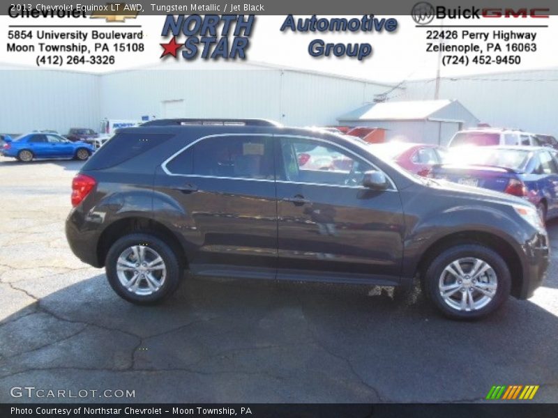 Tungsten Metallic / Jet Black 2013 Chevrolet Equinox LT AWD