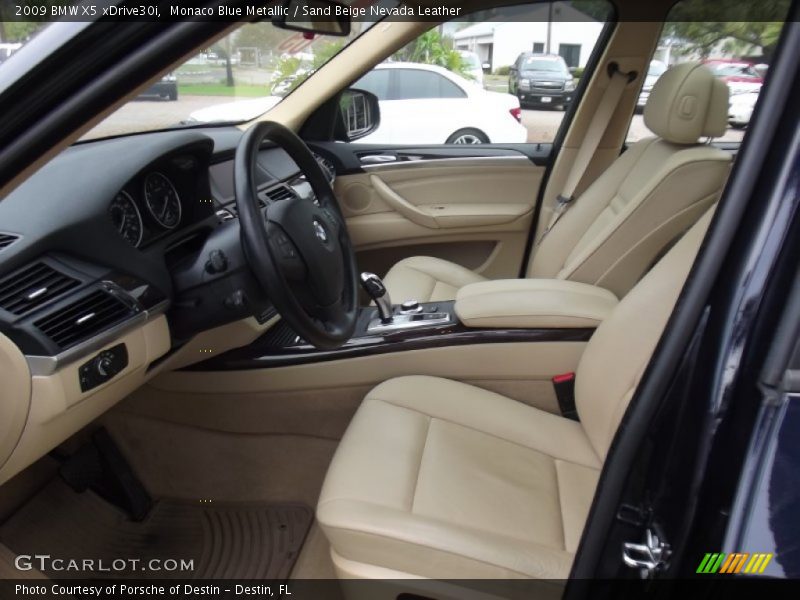 2009 X5 xDrive30i Sand Beige Nevada Leather Interior