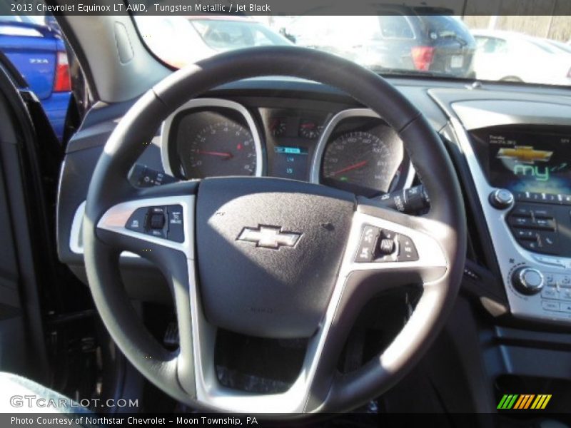 Tungsten Metallic / Jet Black 2013 Chevrolet Equinox LT AWD