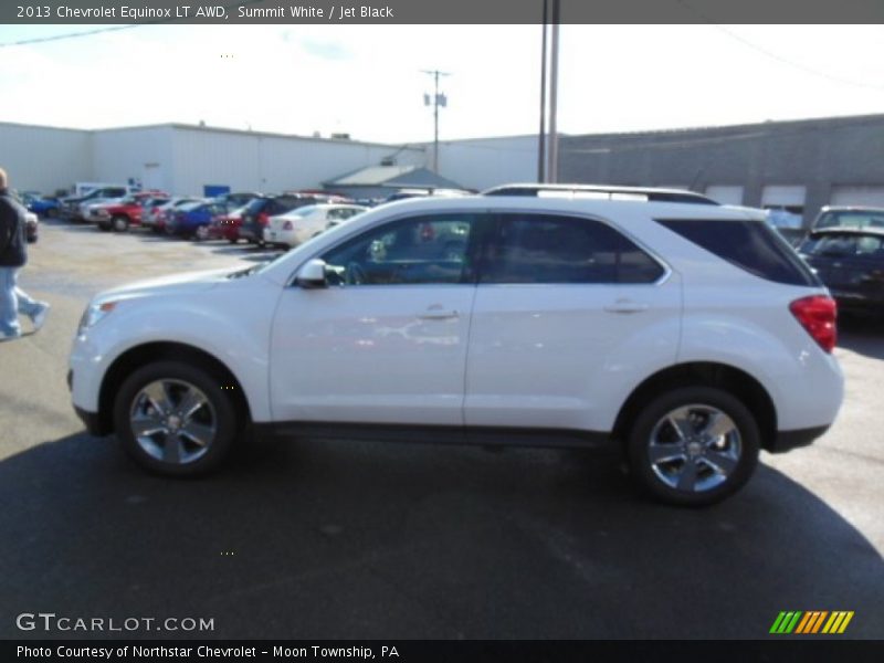Summit White / Jet Black 2013 Chevrolet Equinox LT AWD