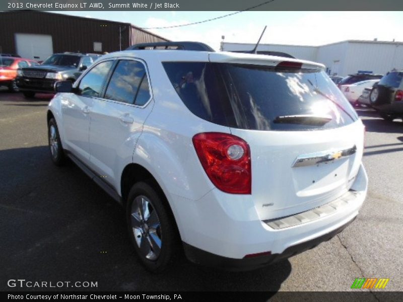 Summit White / Jet Black 2013 Chevrolet Equinox LT AWD