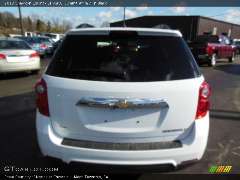 Summit White / Jet Black 2013 Chevrolet Equinox LT AWD