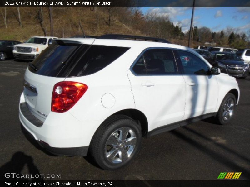 Summit White / Jet Black 2013 Chevrolet Equinox LT AWD