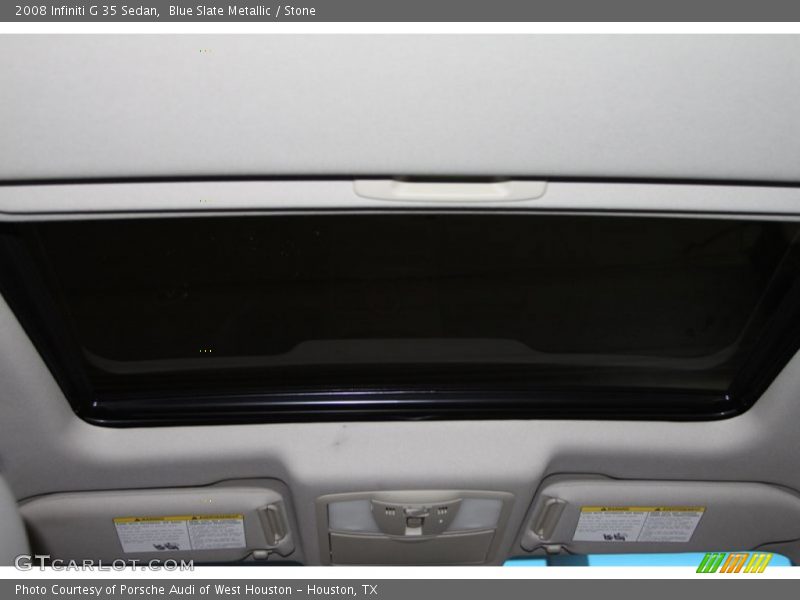 Blue Slate Metallic / Stone 2008 Infiniti G 35 Sedan