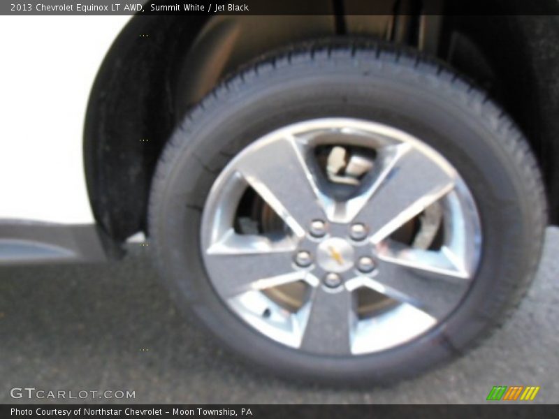 Summit White / Jet Black 2013 Chevrolet Equinox LT AWD