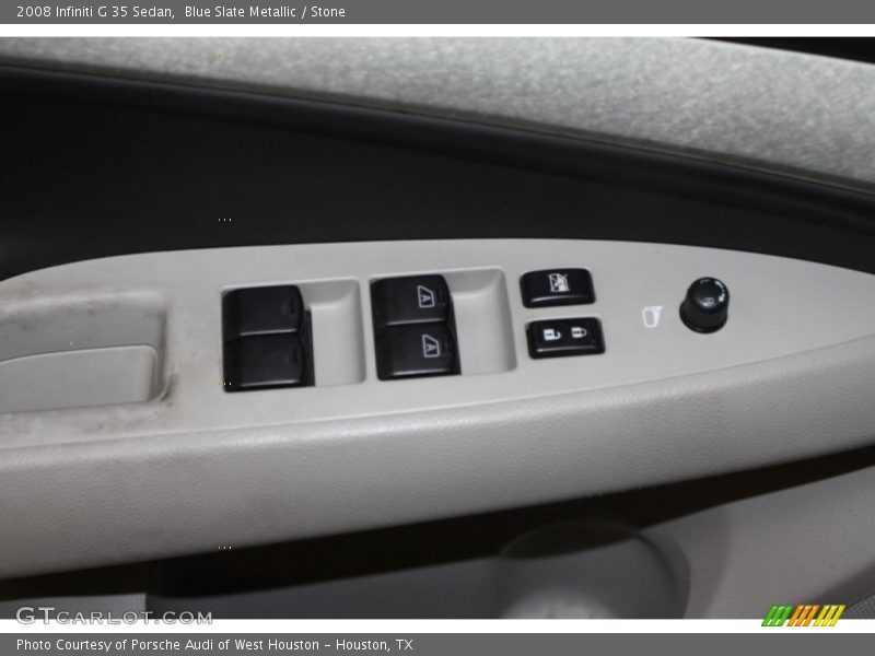 Blue Slate Metallic / Stone 2008 Infiniti G 35 Sedan