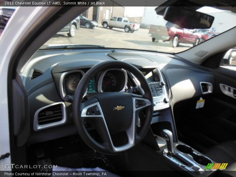 Summit White / Jet Black 2013 Chevrolet Equinox LT AWD