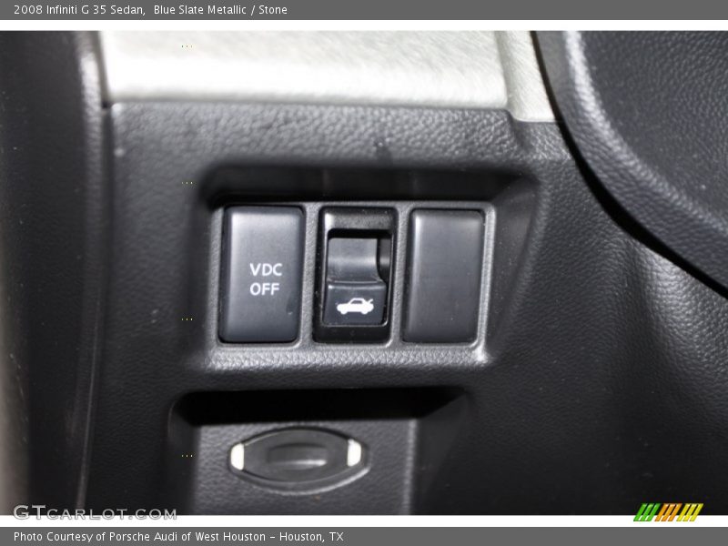 Blue Slate Metallic / Stone 2008 Infiniti G 35 Sedan