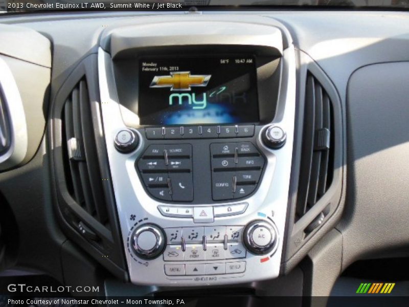Summit White / Jet Black 2013 Chevrolet Equinox LT AWD