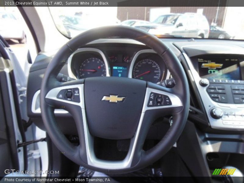Summit White / Jet Black 2013 Chevrolet Equinox LT AWD