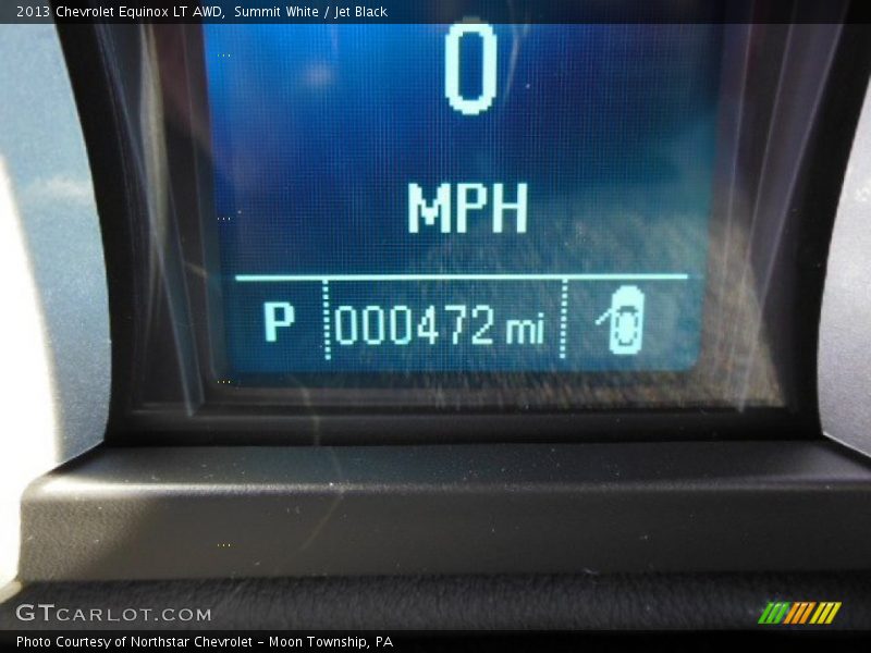 Summit White / Jet Black 2013 Chevrolet Equinox LT AWD