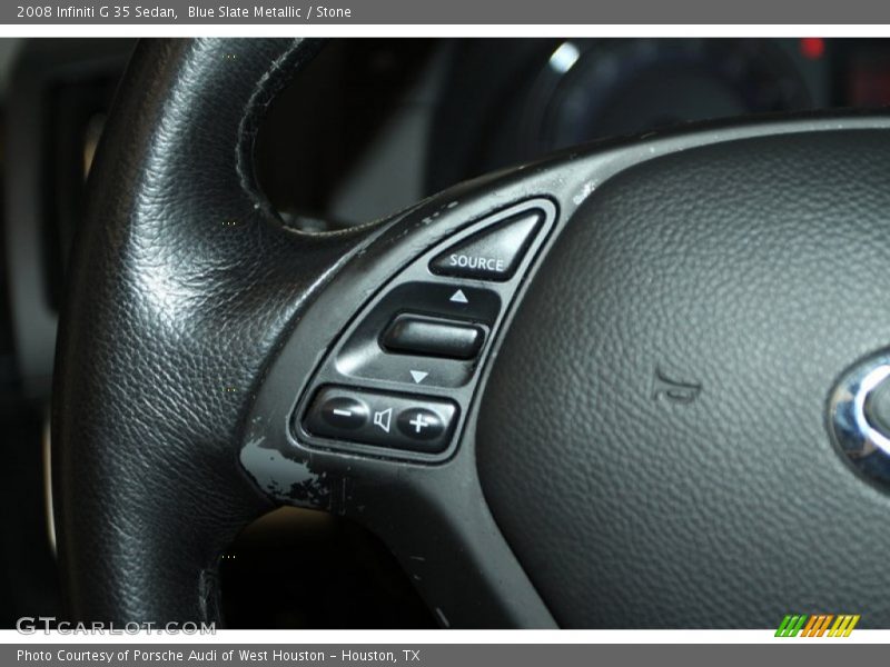 Blue Slate Metallic / Stone 2008 Infiniti G 35 Sedan