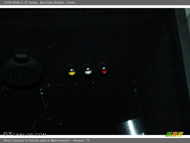 Blue Slate Metallic / Stone 2008 Infiniti G 35 Sedan