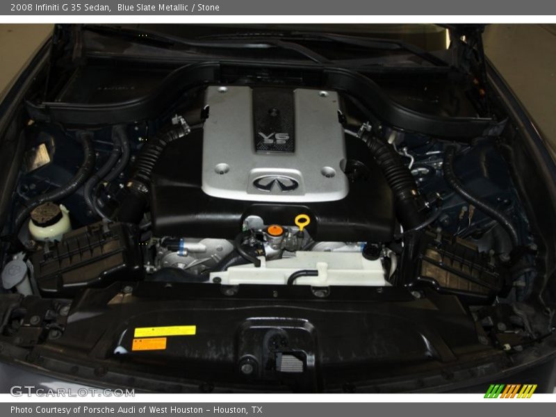 Blue Slate Metallic / Stone 2008 Infiniti G 35 Sedan