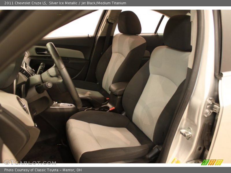Silver Ice Metallic / Jet Black/Medium Titanium 2011 Chevrolet Cruze LS