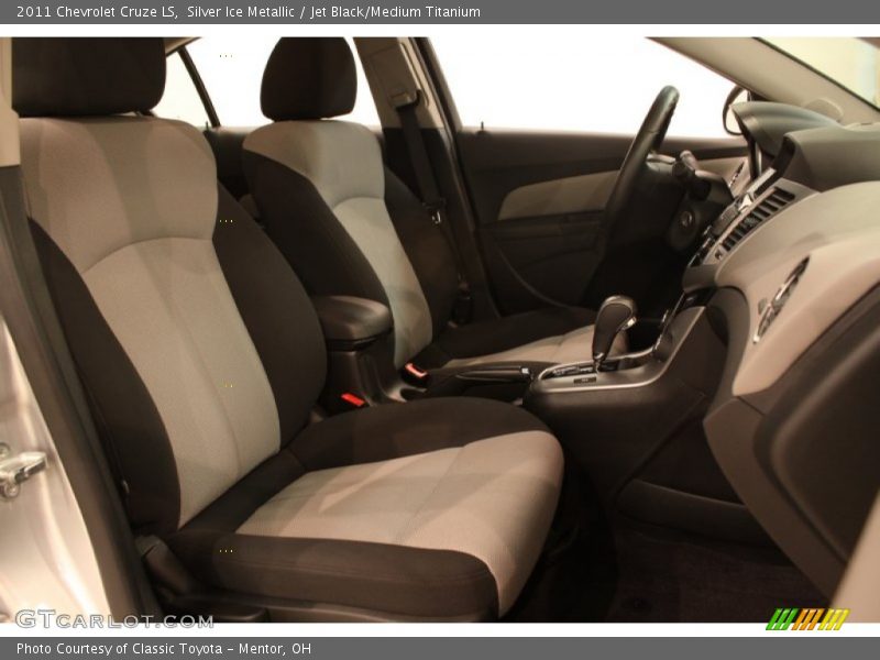 Silver Ice Metallic / Jet Black/Medium Titanium 2011 Chevrolet Cruze LS