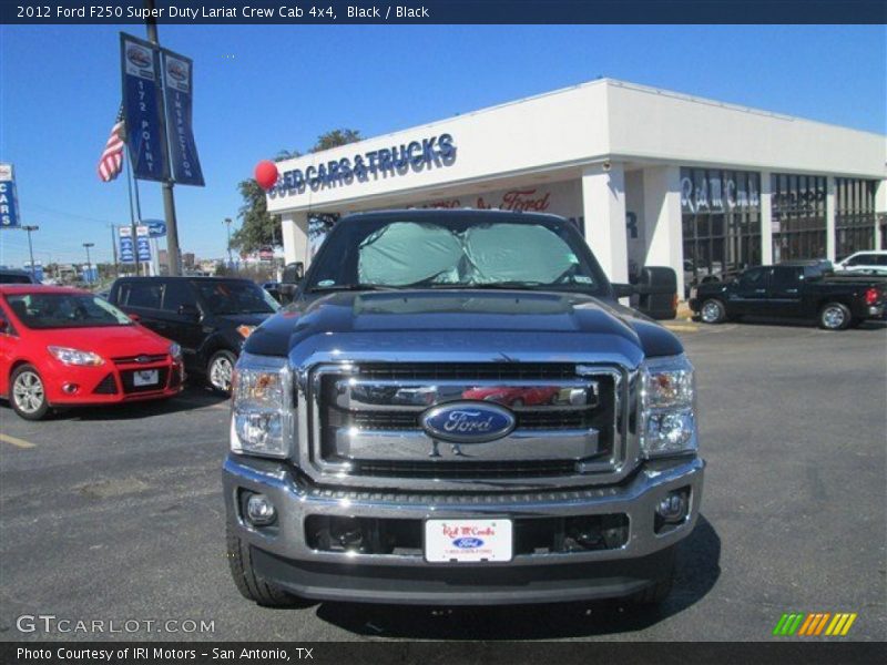 Black / Black 2012 Ford F250 Super Duty Lariat Crew Cab 4x4