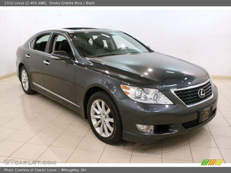 Smoky Granite Mica / Black 2010 Lexus LS 460 AWD