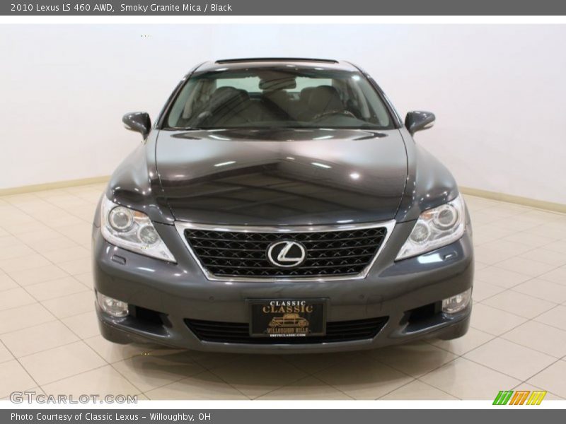 Smoky Granite Mica / Black 2010 Lexus LS 460 AWD