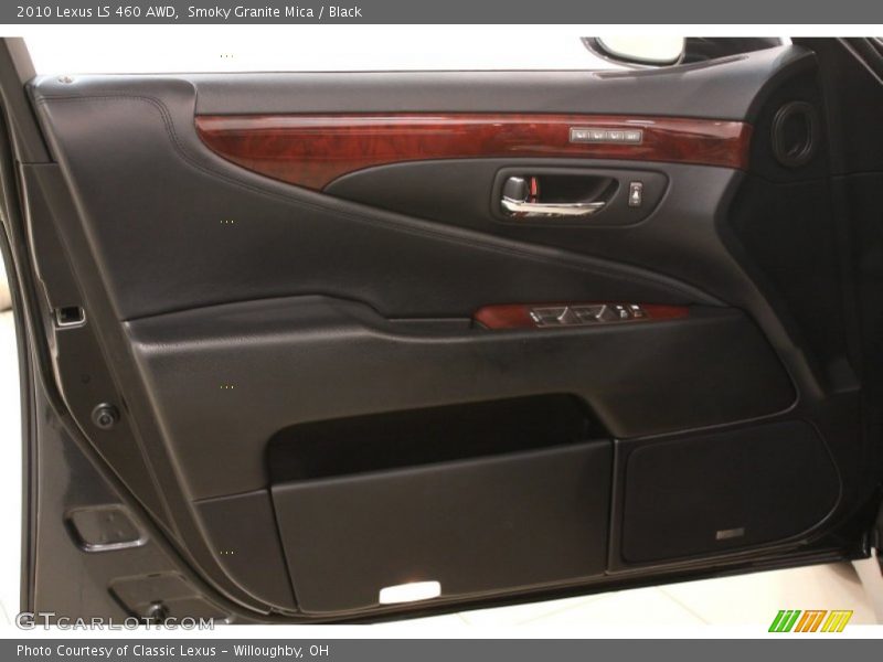 Smoky Granite Mica / Black 2010 Lexus LS 460 AWD