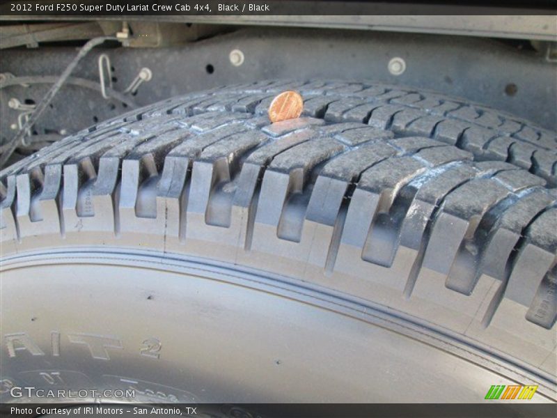 Black / Black 2012 Ford F250 Super Duty Lariat Crew Cab 4x4