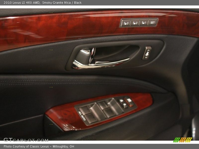 Smoky Granite Mica / Black 2010 Lexus LS 460 AWD