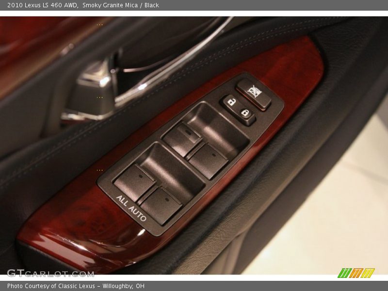 Smoky Granite Mica / Black 2010 Lexus LS 460 AWD