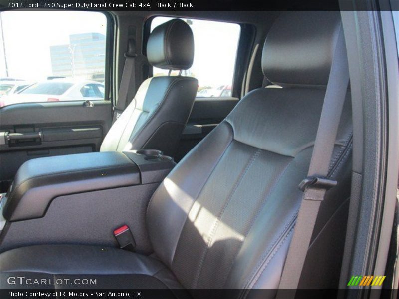 Black / Black 2012 Ford F250 Super Duty Lariat Crew Cab 4x4