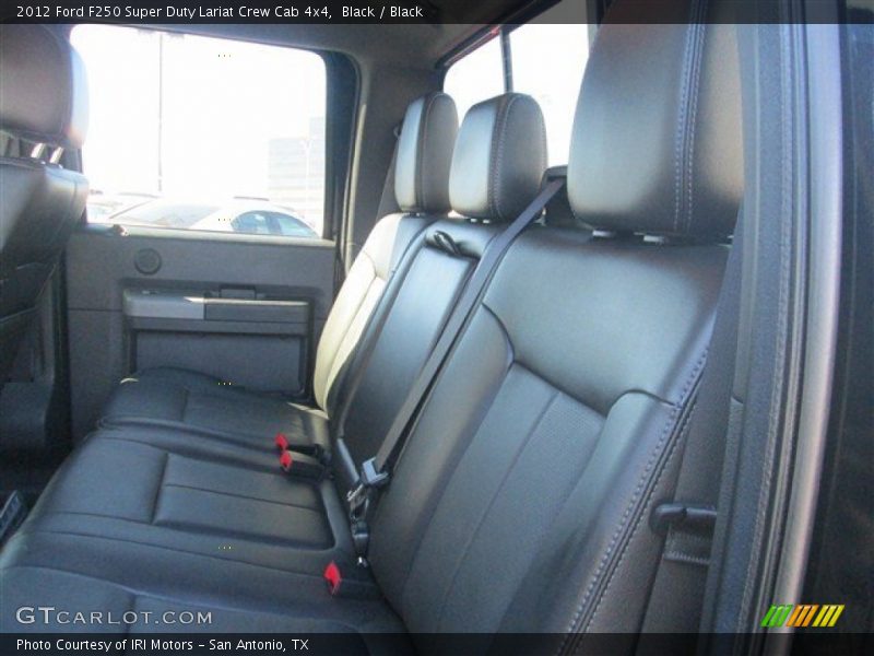 Black / Black 2012 Ford F250 Super Duty Lariat Crew Cab 4x4