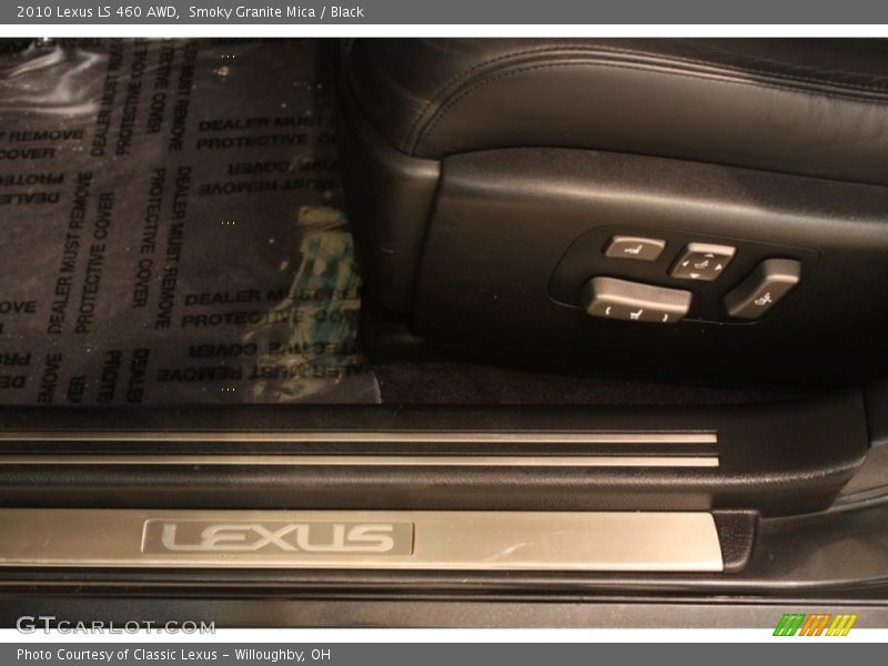 Smoky Granite Mica / Black 2010 Lexus LS 460 AWD