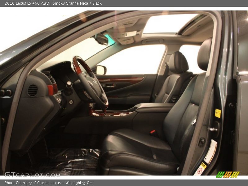 Smoky Granite Mica / Black 2010 Lexus LS 460 AWD