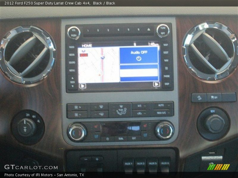 Black / Black 2012 Ford F250 Super Duty Lariat Crew Cab 4x4