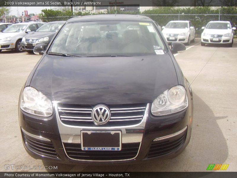 Black Uni / Anthracite 2009 Volkswagen Jetta SE Sedan