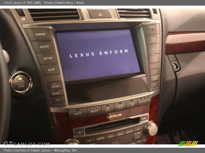 Smoky Granite Mica / Black 2010 Lexus LS 460 AWD