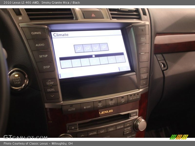Smoky Granite Mica / Black 2010 Lexus LS 460 AWD