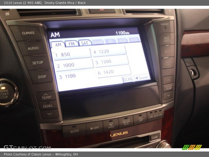 Smoky Granite Mica / Black 2010 Lexus LS 460 AWD