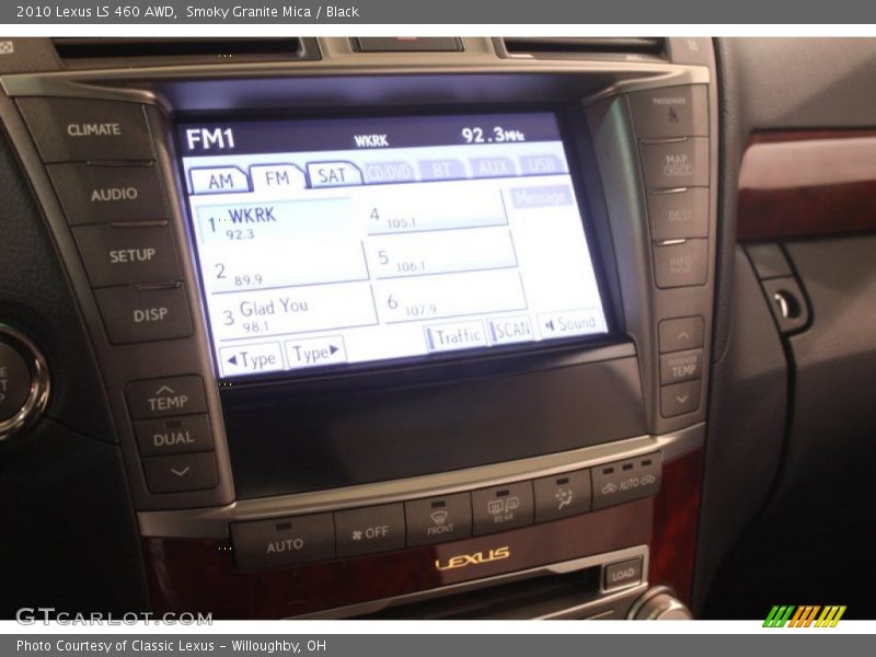 Smoky Granite Mica / Black 2010 Lexus LS 460 AWD