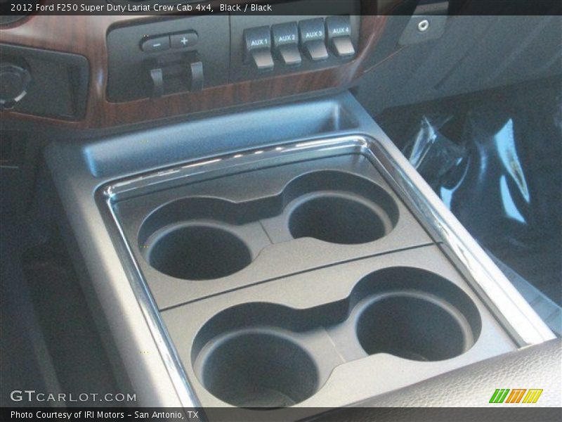 Black / Black 2012 Ford F250 Super Duty Lariat Crew Cab 4x4