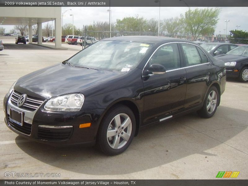 Black Uni / Anthracite 2009 Volkswagen Jetta SE Sedan