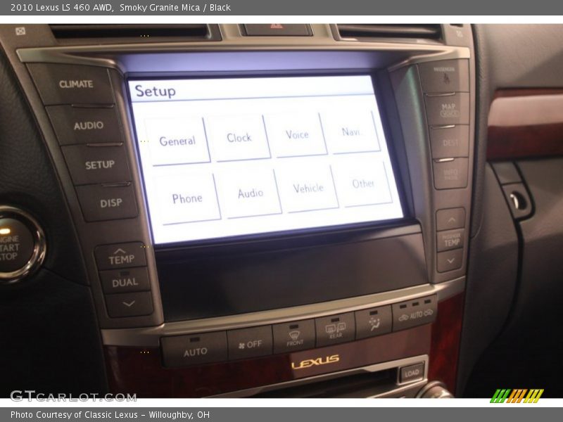 Smoky Granite Mica / Black 2010 Lexus LS 460 AWD