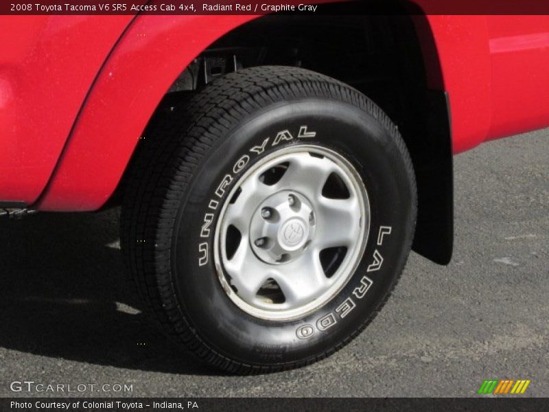 Radiant Red / Graphite Gray 2008 Toyota Tacoma V6 SR5 Access Cab 4x4