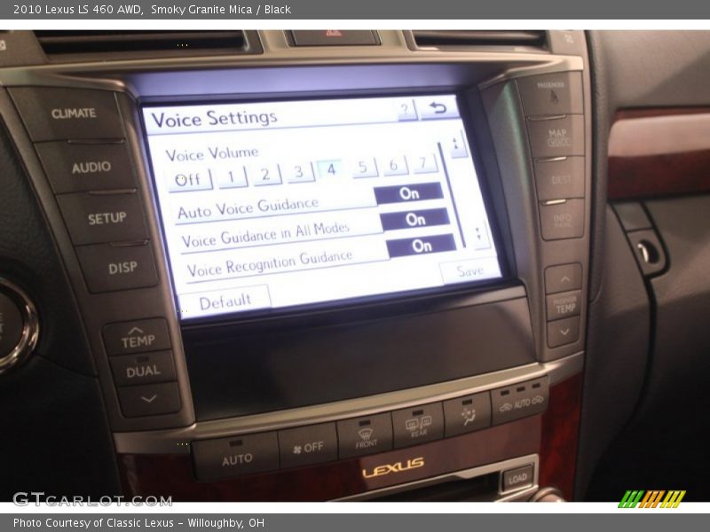 Smoky Granite Mica / Black 2010 Lexus LS 460 AWD