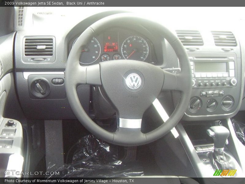 Black Uni / Anthracite 2009 Volkswagen Jetta SE Sedan
