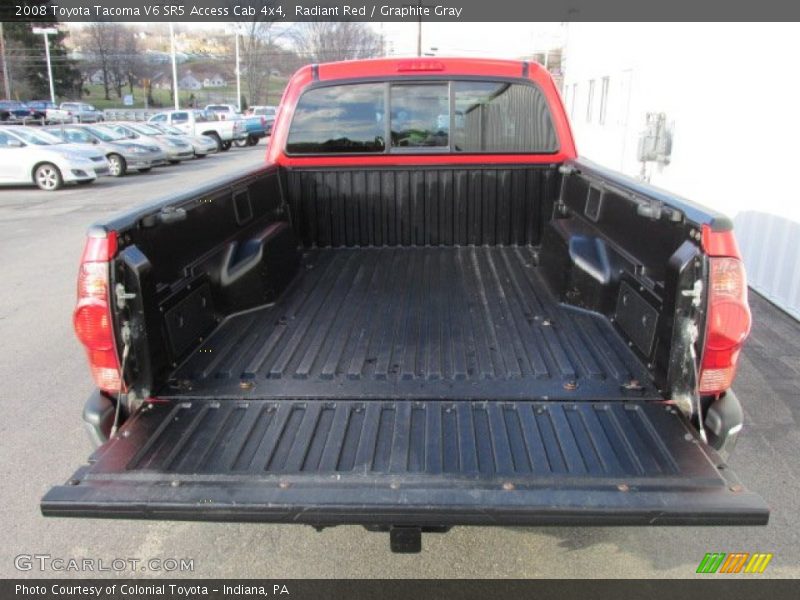 Radiant Red / Graphite Gray 2008 Toyota Tacoma V6 SR5 Access Cab 4x4