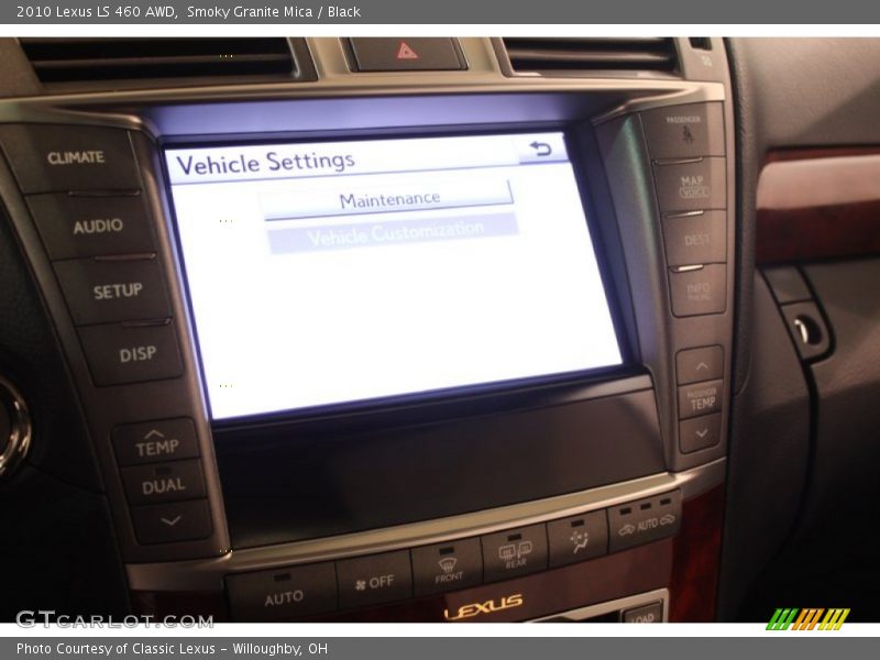 Smoky Granite Mica / Black 2010 Lexus LS 460 AWD