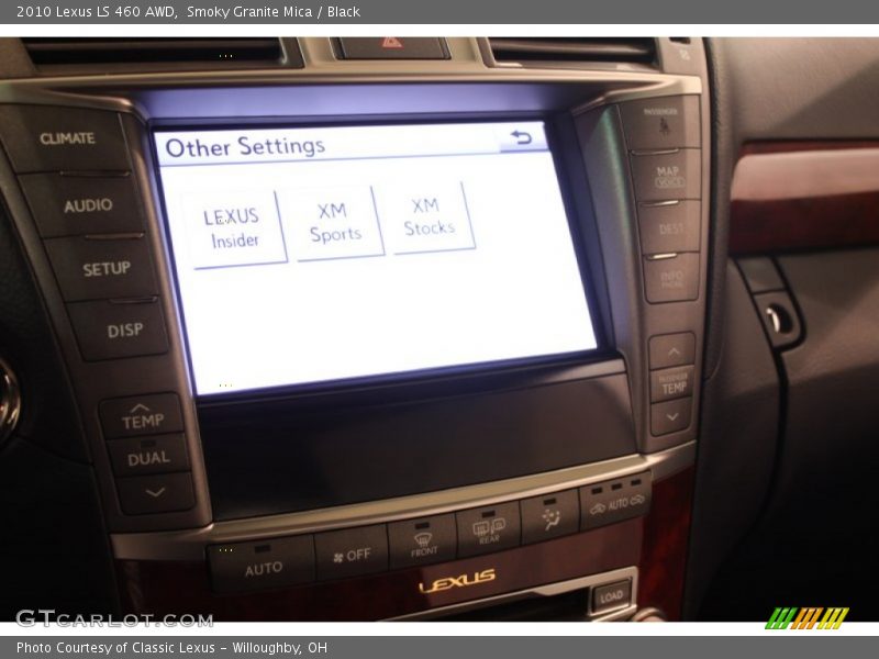 Smoky Granite Mica / Black 2010 Lexus LS 460 AWD