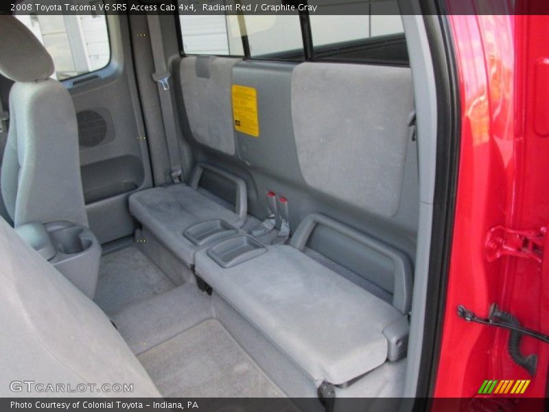 Radiant Red / Graphite Gray 2008 Toyota Tacoma V6 SR5 Access Cab 4x4
