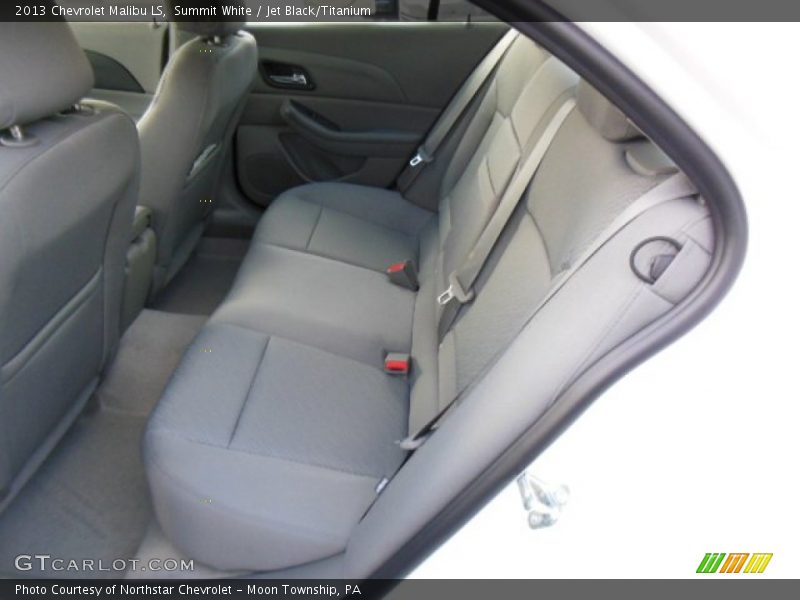 Summit White / Jet Black/Titanium 2013 Chevrolet Malibu LS