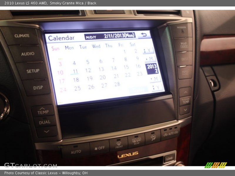 Smoky Granite Mica / Black 2010 Lexus LS 460 AWD