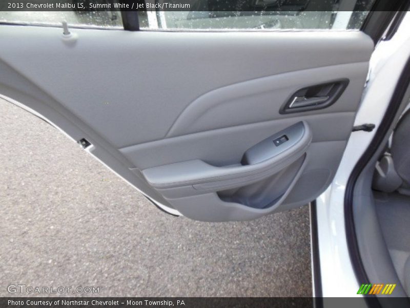 Summit White / Jet Black/Titanium 2013 Chevrolet Malibu LS